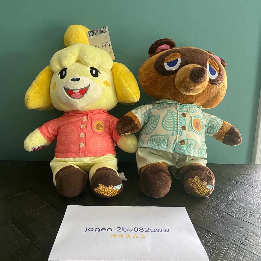 Animal crossing stuffed animals build a bear
